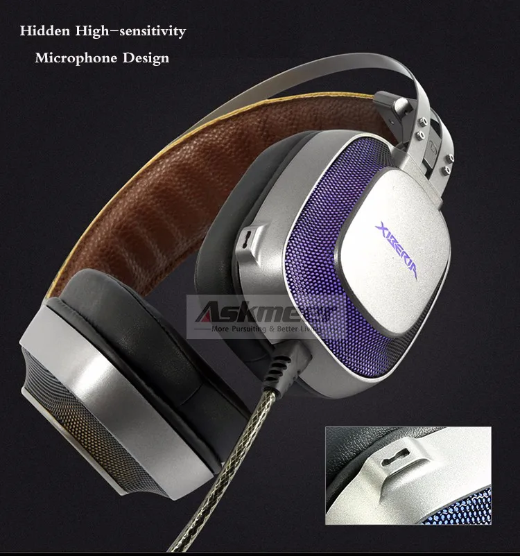 Computer Gaming Headphones with Microphone Mic XIBERIA K10 Best Headband Stereo Game Headphone casque for PC Gamer  (14)