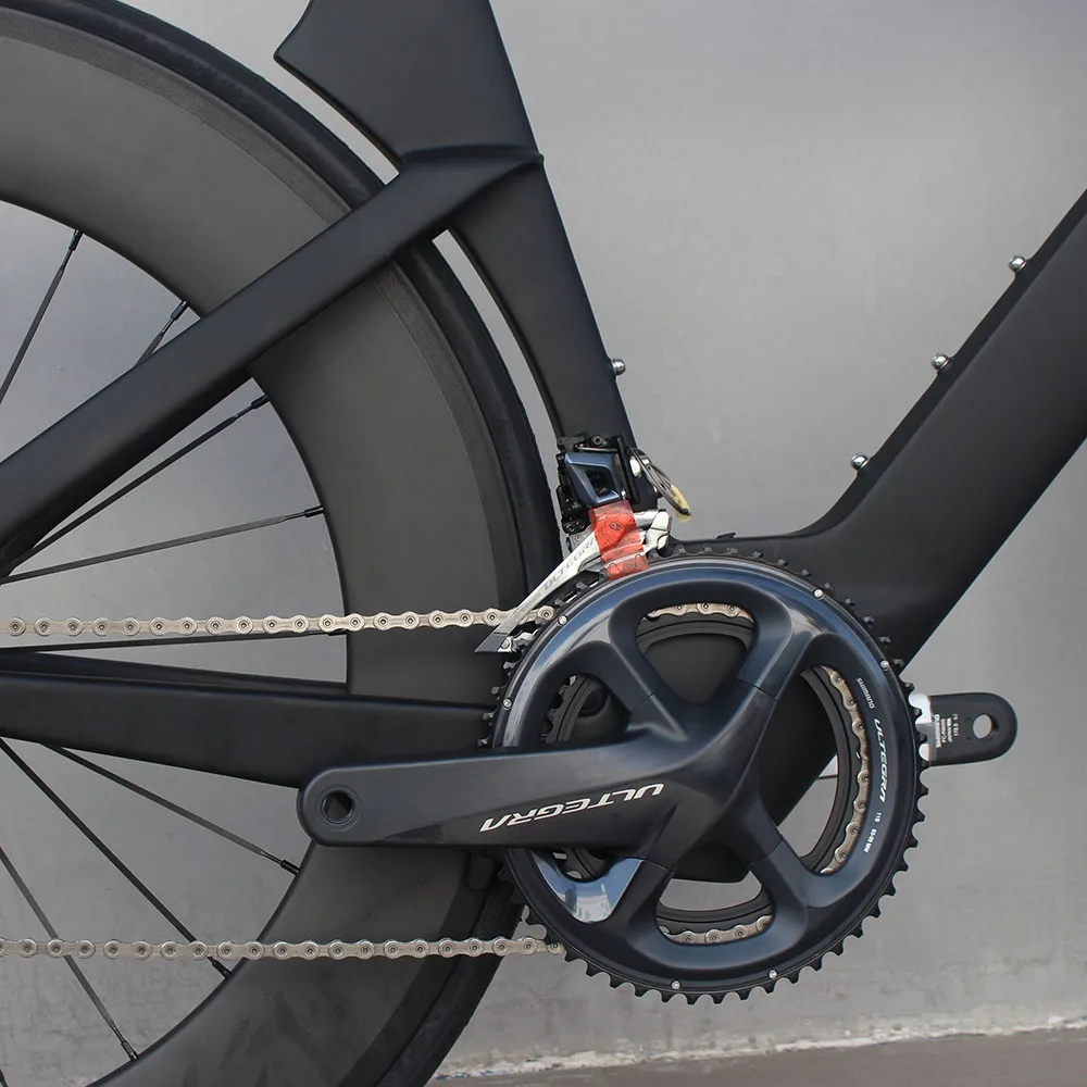 Discount Aero time trial bike full triathlon TT bike with 22 speed 105/UT R8000 Racing tt bicycle size 48/51/54cm more color available 2