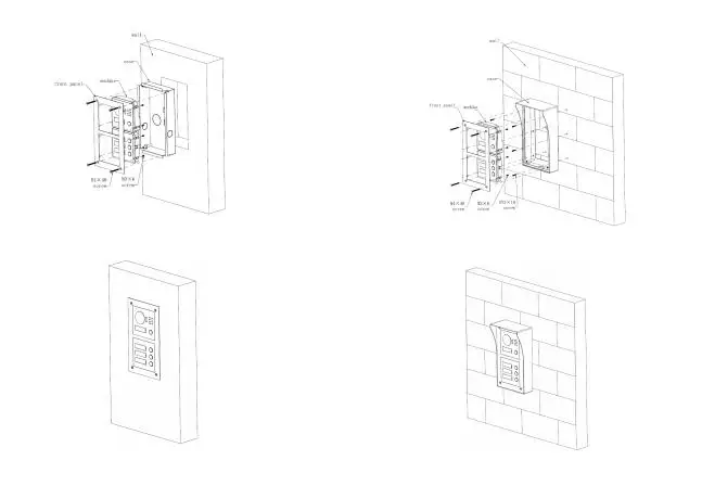 DAHUA Front Panel for 2 Modules Without Logo VTOF002