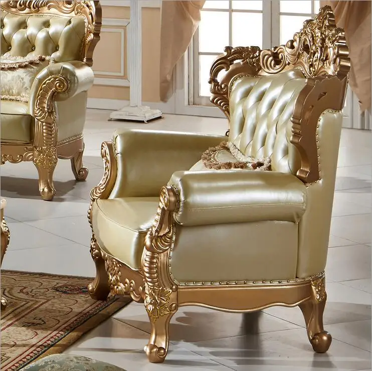 living room furniture modern fist layer genuine leather sofa European sectional sofa set p10094