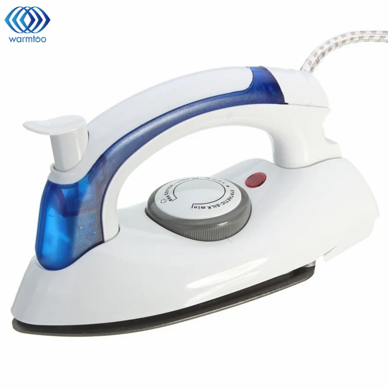 EU plug Handheld Steam Electric Iron Foldable Temperature Control Dual Voltage 700W 220V Household Travel Iron