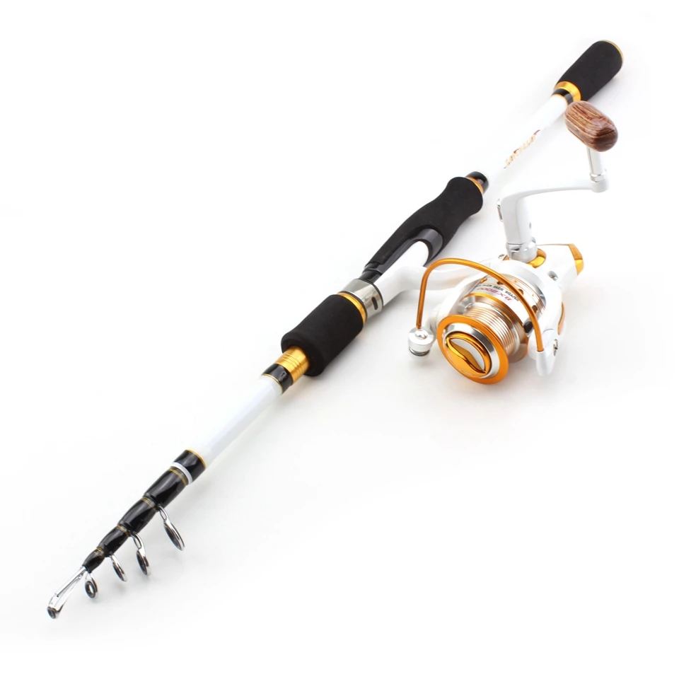Equipamento de Pesca Isca de Carbono de Viagem Viagens e Fiação Carretilhas de Pesca Multifuncional Enfrentar Conjunto 1.8 m 2.1 2.4 2.7 3 Cheap Varas de pescar