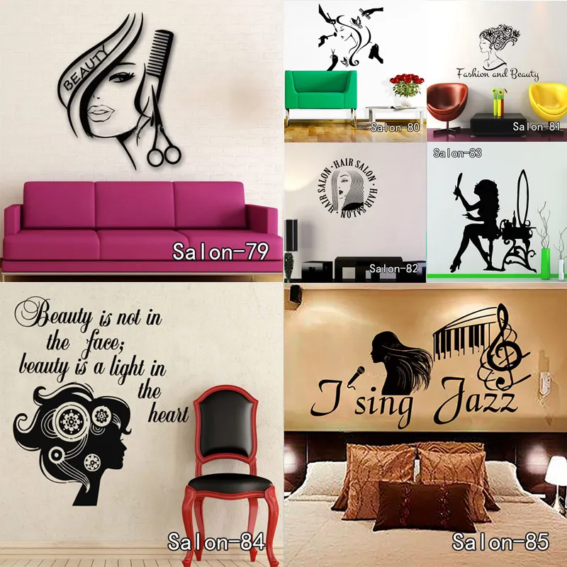 Nail Salon Vinyl Wall Decal Nails & Beauty Salon Varnish Polish