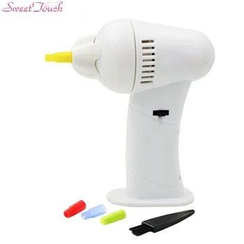 

Sweettouch Portable Size Electric Ear Vacuum Cleaner Ear Removal Safety Body Health Care with Soft & Safety Head Ear Care Tool