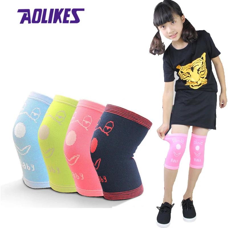 

1Pair Nylon Elastic Sport Knee Pads for Children Kneepads for Dancing Roller Skating Kids Rodilleras Protector Brace