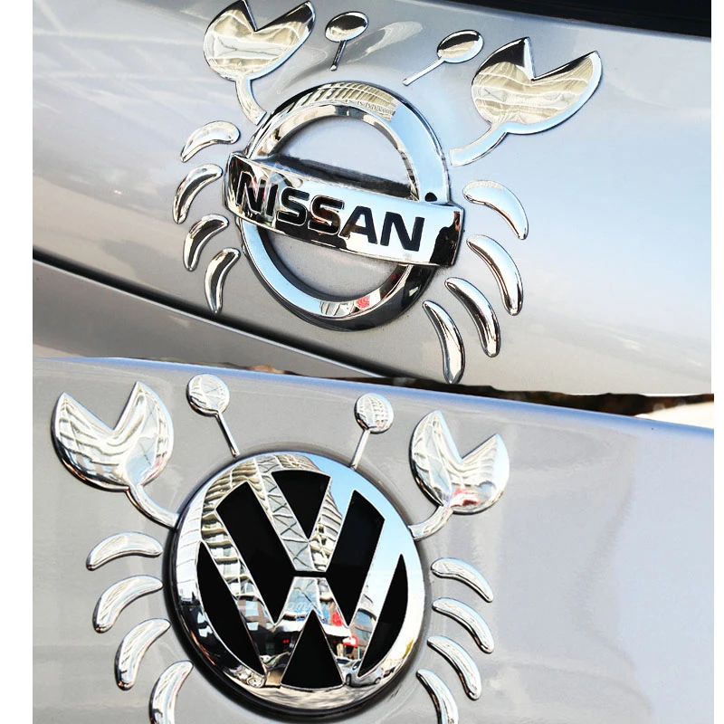 面白い カニ車3d リア ボディ ロゴ ステッカー Vw エンブレム ロゴ シルバー用日産マツダ Silver Rush Silver Joysilver Leotard Aliexpress 面白い カニ車3d リア ボディ ロゴ ステッカー Vw エンブレム ロゴ シルバー用日産マツダ Silver Rush Silver Joysilver Leotard Aliexpress