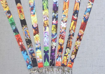 

Dragon Ball Lanyards Cartoon Badge Holder Keychain Straps Mobile Phone Key Chain Phone Lanyards