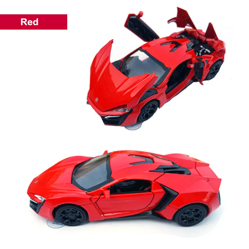 1/32 масштаб сплав Lykan Hypersport Форсаж электронные литые под давлением Машинки Игрушки Коллекционная модель