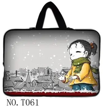 

Pretty Girl Laptop Sleeve Bag Notebook Case For Macbook Air 11 13 Pro 13 15 17 Dell Asus HP Acer Sleeve 13.3 14 15.6 Inch