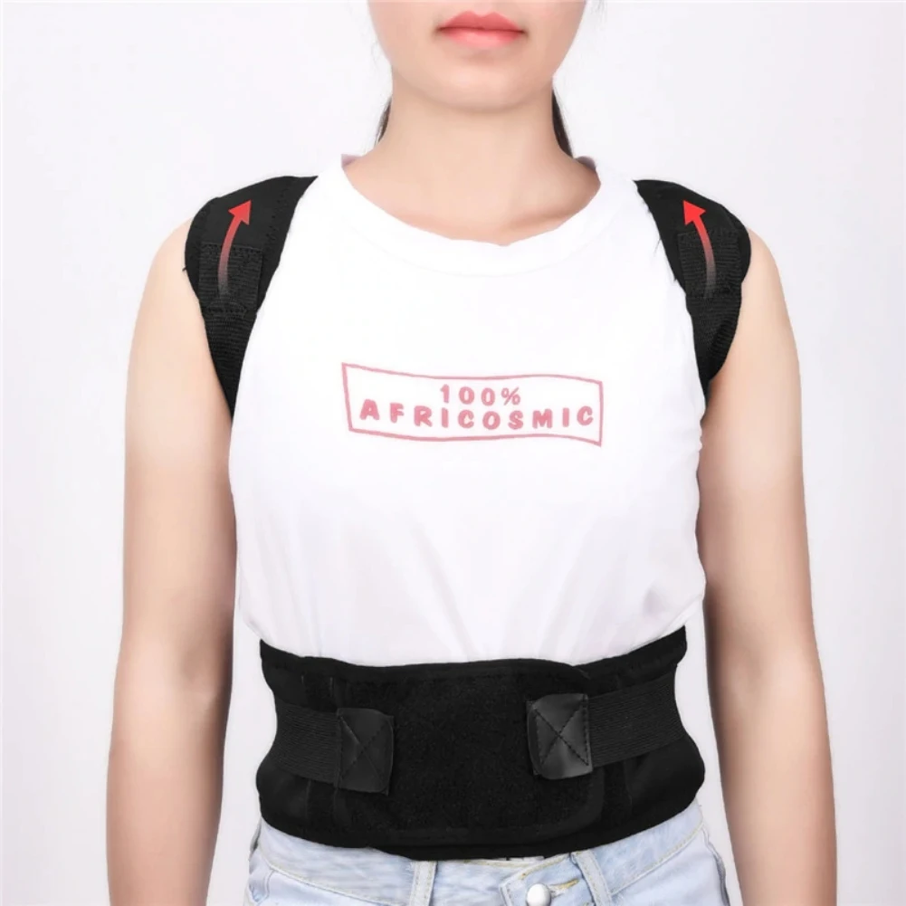 Регулируемый магнитный Корректор осанки бандаж плечо пояс для поддержки спины для Для мужчин Для женщин подтяжки и бандаж плечевая осанка