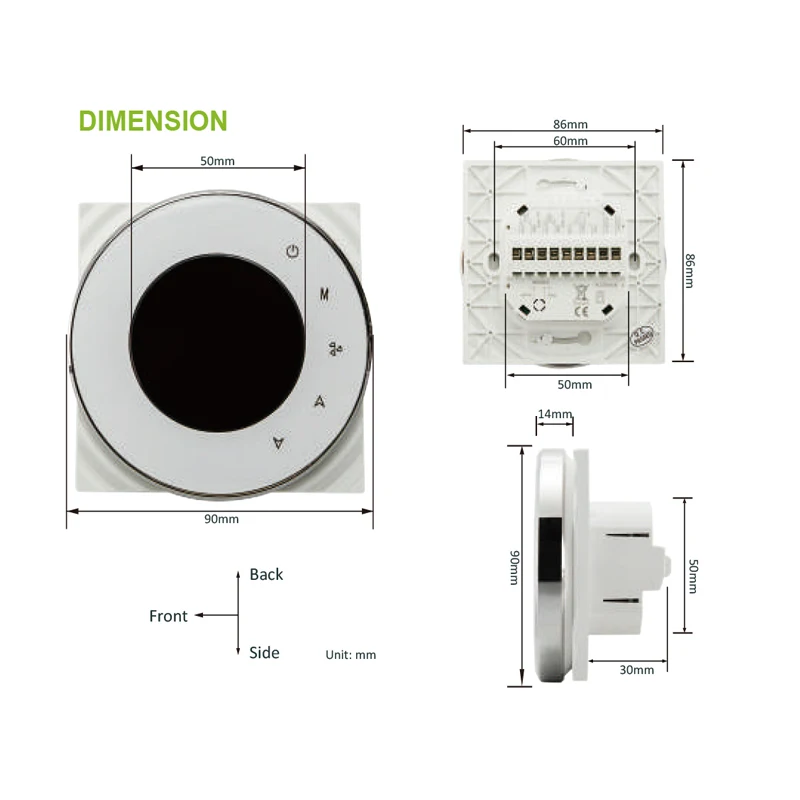 Wifi водно-газовый котел термостат подсветка 95-240VAC 3A lcd сенсорный экран работает с Alexa Google home для умного дома