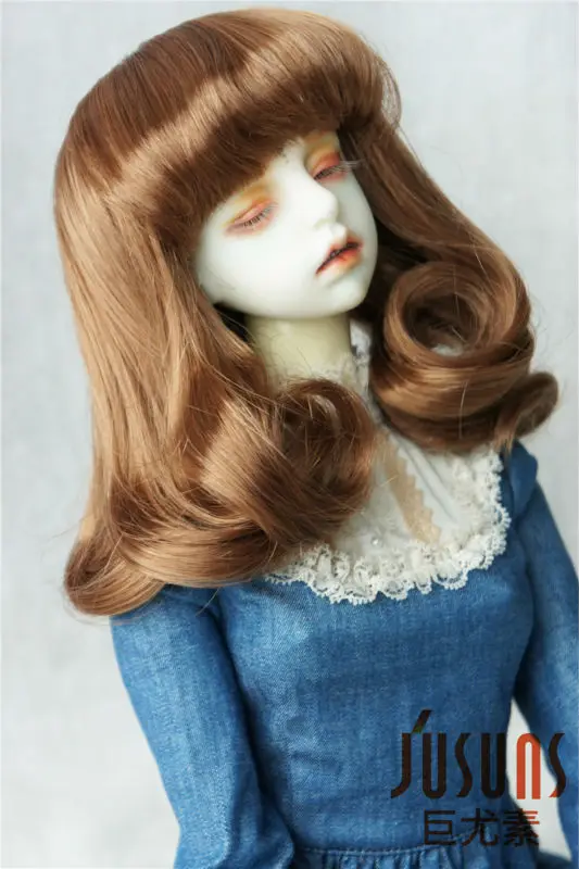 JD117 1/3 Полный взрыва Природы вьющиеся парик для BJD куклы груша кудрявые SD BJD парики