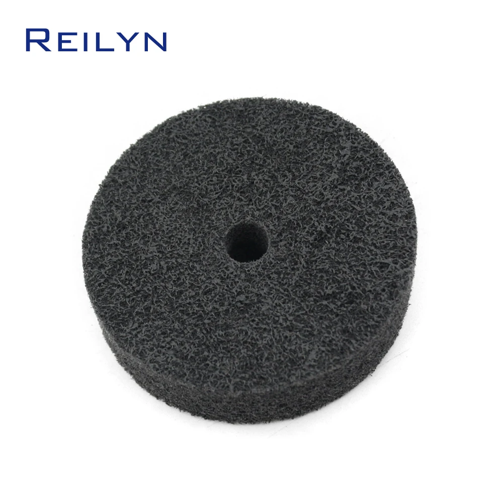 

Free Shipping nylon non-woven polishing wheel 75mm polishing disc fabric polishing roller dremel rotary tool