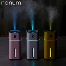 Aroma Essential Oil Diffuser Mini Ultrasonic Square D Humidifier Air Purifier LED Night Light USB Car air freshener for Office new 250ml ultrasonic air humidifier air freshener for home car aroma usb umidificador essential oil diffuser with led warm light