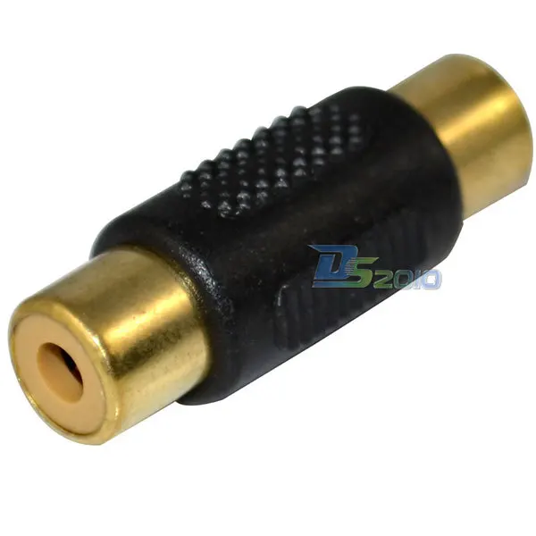 

High QualityGold Plated F-F 1 RCA AV Joiner Coupler Adapter