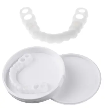 

Upper False Fake Tooth Cover Snap On Instant Perfect Smile Cosmetic Denture Care