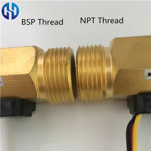 NPT34 brass flow sensor water meter (1)