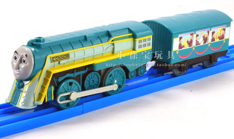 

T0243 Electric Thomas and friend Connor with a carriage random Trackmaster engine Motorized train Chinldren child kids toys