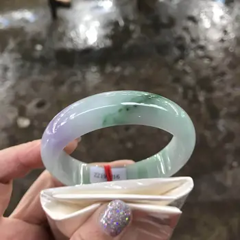 

Koraba Fine Jewelry 54.5mm Certified (Grade A) 100% Natural Lavender Jadeite JADE Bracelet Bangle Free Shipping