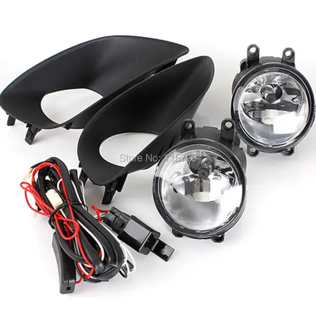 One set Front Fog Light Lamp Assembly fog light wiring harness For