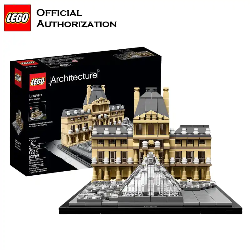 lego architecture louvre