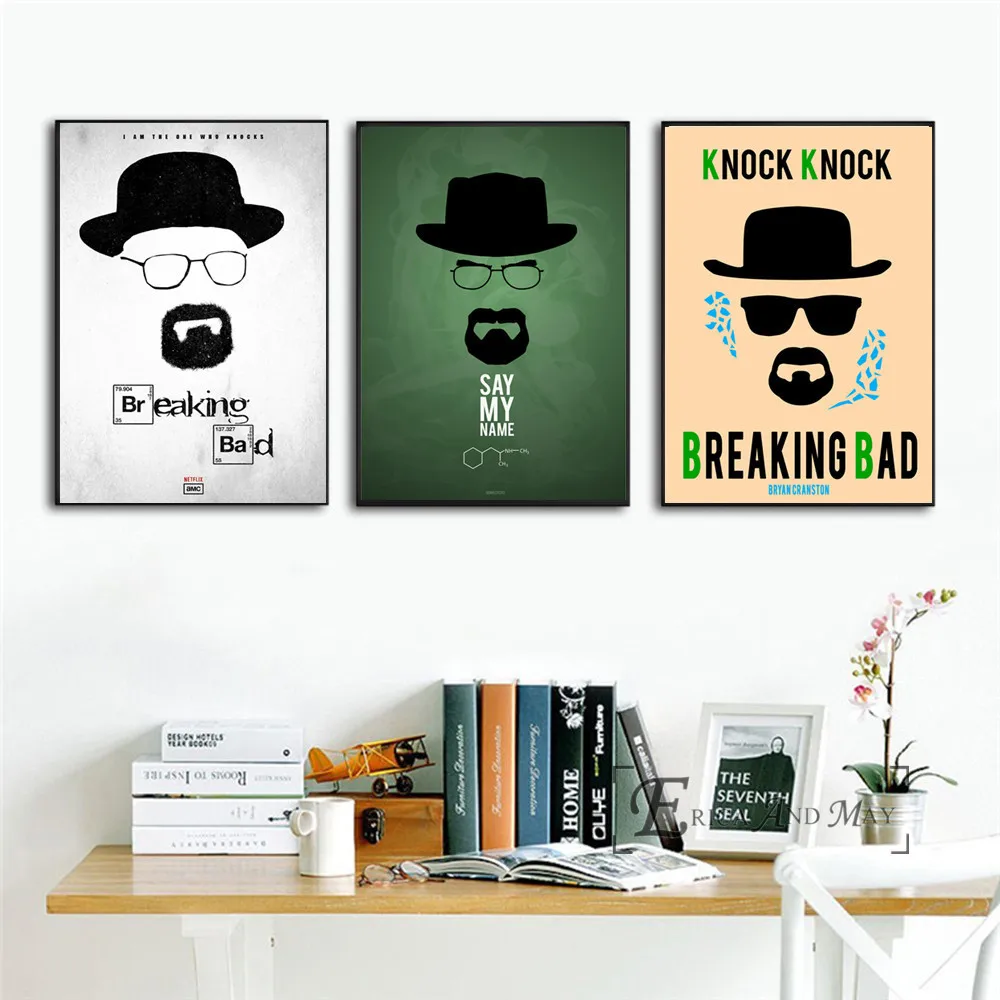 Breaking Bad TV Series Art Wall Silk Poster 24x36 inches Room Decor 001