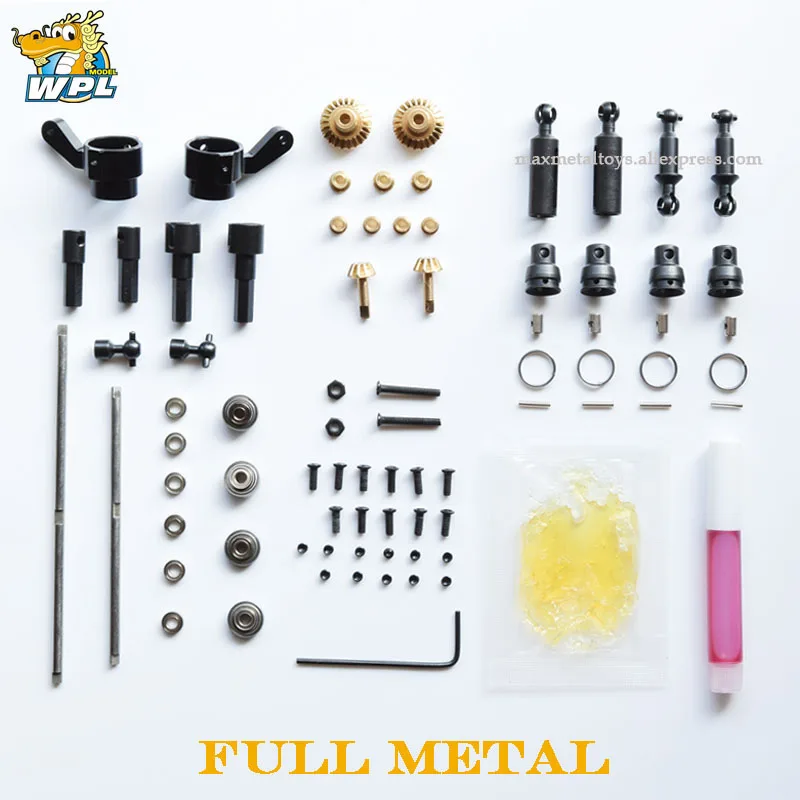 

WPL Offical Upgrade Full Metal Spare Part Original OP Fitting Accessories For RC Car B1B16 B24 B36 C14 C24 Handled by AliExpress