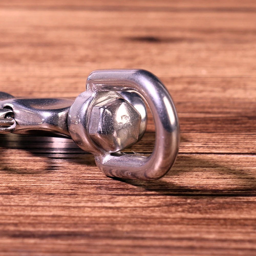 316 Stainless Steel Quick Release Snap Shackle Hardware 70mm With Round Ring Forged Hook Marine Instruments Swivel Eye Gears Shackles For Boat - View #4