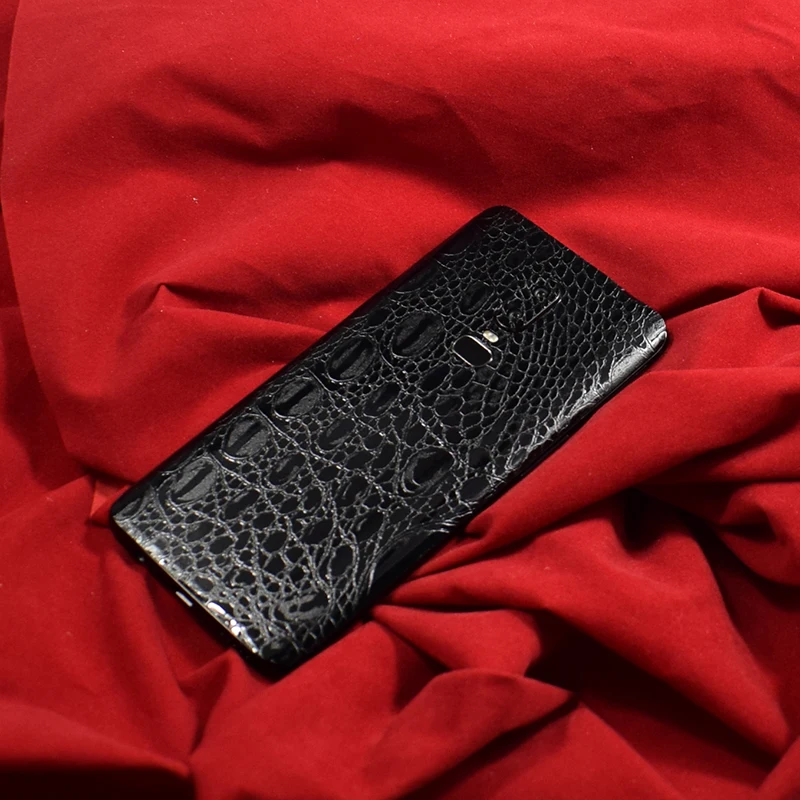 

For Oneplus 6 6T 1+6 T Leather Skins Protective Film Wrap Skin Cellphone Back Paste Protective Film Sticker For One plus 6 6T
