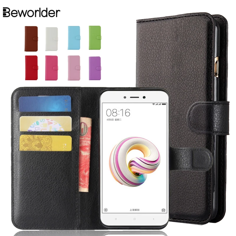 Beworld для Xiaomi Redmi 5A чехол Redmi5A телефона s Чехол Флип Бумажник из искусственной кожи