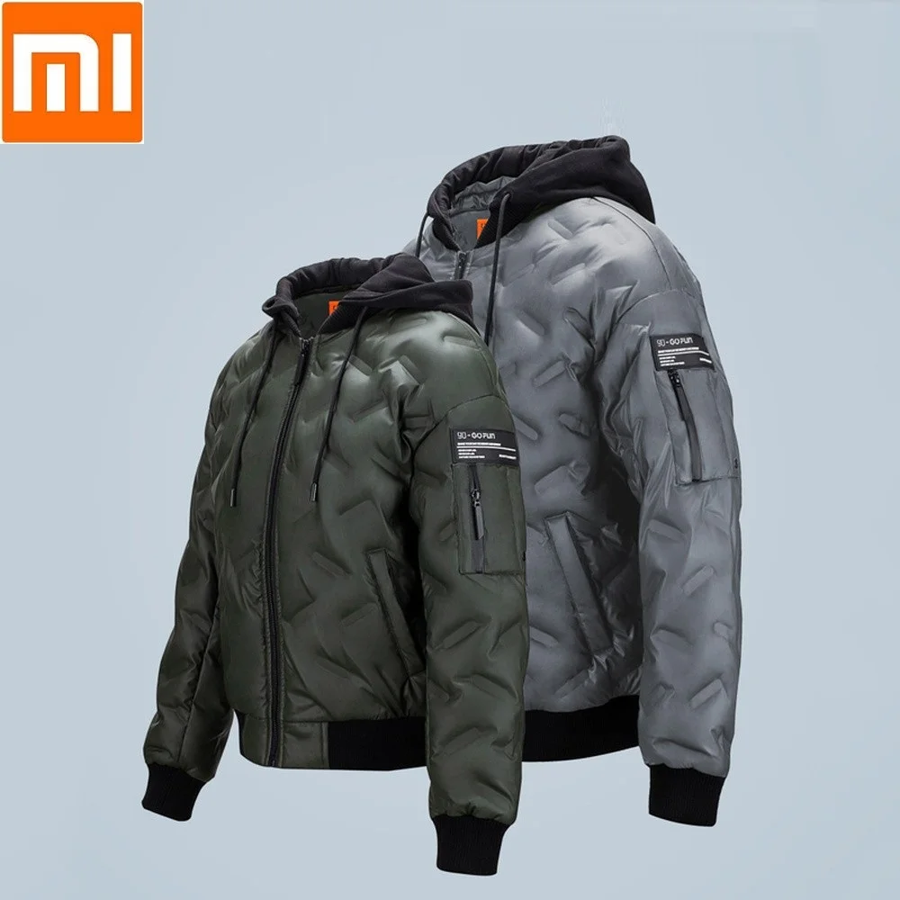 

Original Xiaomi stereoscopic Goose down Down Jack Keep warm Mens Winter Warmth Down Coat