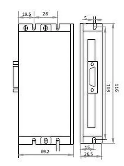 Высокое качество Leadshine 23 2NM Гибридный сервопривод Комплект HBS507+ 573HBM20-1000 замкнутый контур шаговый двигатель привод 57 мм