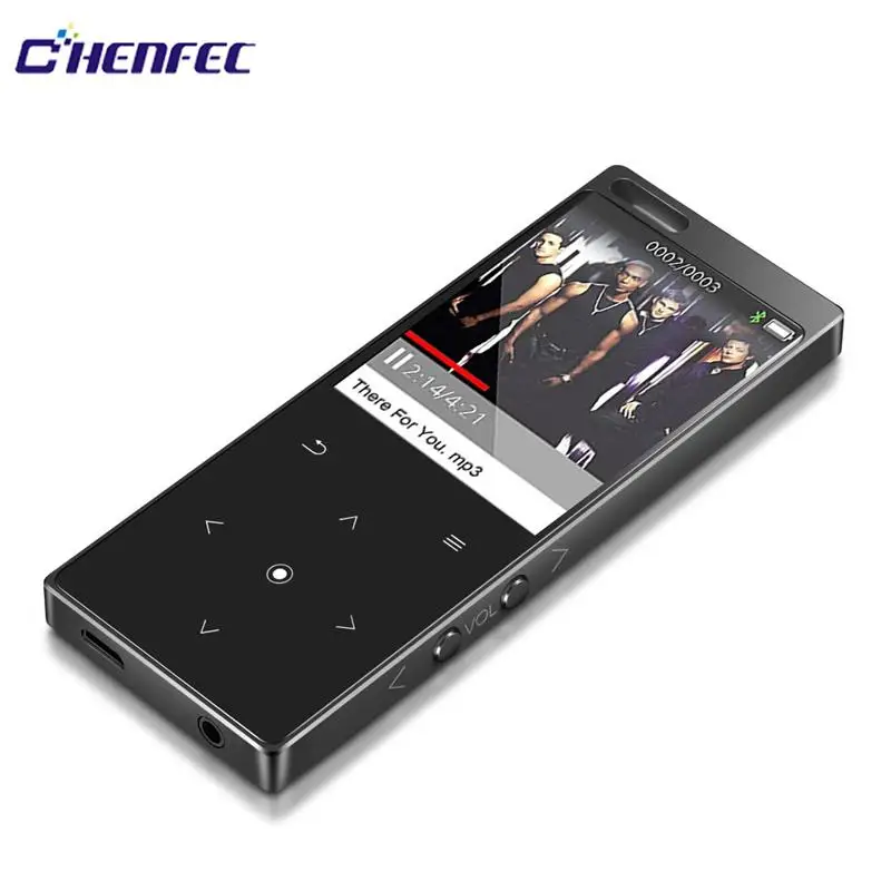 CHENFEC C12 MP4 плеер Металлический MP4 плеер без потерь HiFi MP4 музыкальный плеер с высококачественным звуком динамик электронная книга fm-радио часы