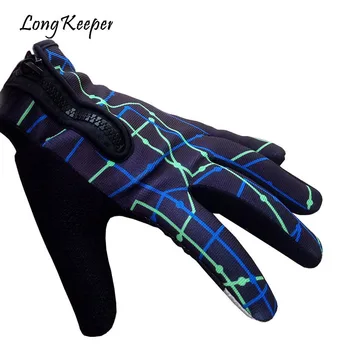 

Long Keepe Men's Zipper Gloves Outdoor Mountain Bike Luvas Touch Screen Gloves Winter Fitness Work Out Gloves for Male G141