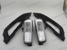 1 Conjunto Novo Frontal Inferior Bumper Fog Lâmpada Luz Capa Esporte + Lâmpadas de Luzes de nevoeiro Kit Set Para FORD FOCUS 2015 2016