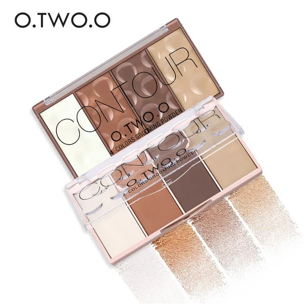 

O.TWO.O 4Colors Concealer Palette Face Makeup Base Contouring Palette Foundation Concealer Powder