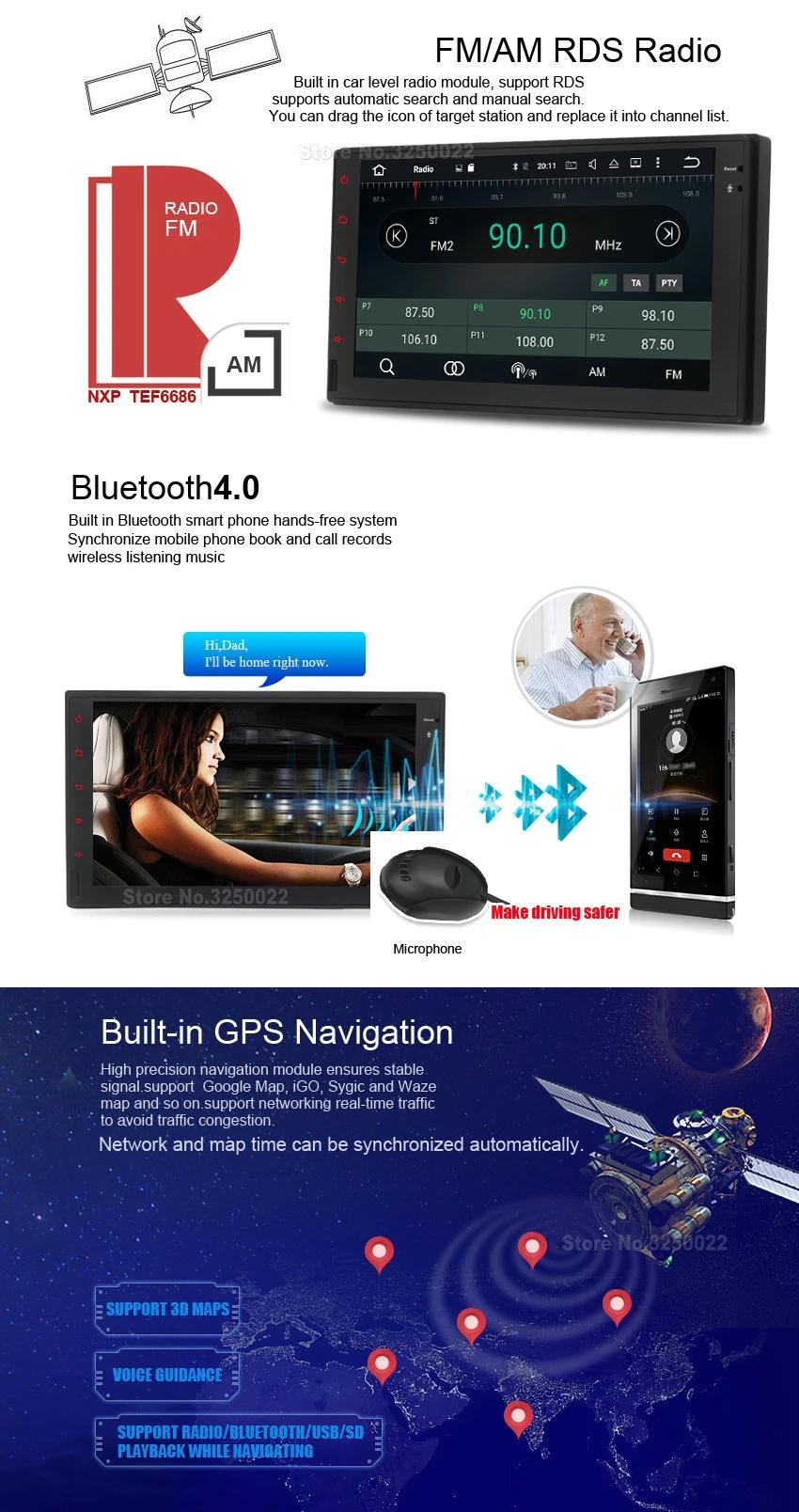 Perfect Octa(8) Core Android Car Dvd Player gps FOR FORD F-150/F-250/F-350/F-450/F-550 Navi audio multimedia auto stereo RAM 4G ROM 32G 4