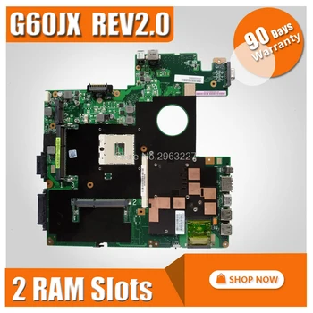 

G60JX Motherboard REV2.0 HM55 2RAM For Asus G51J G60J G51JX Laptop motherboard G60JX Mainboard G60JX Motherboard test 100% OK