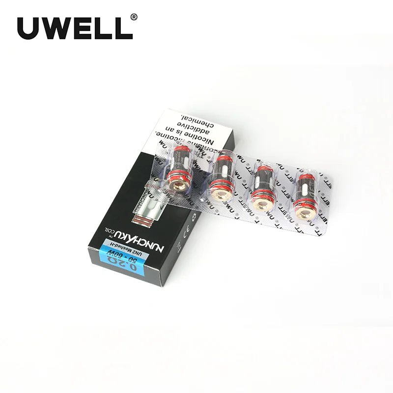 UWELL 5 упаковок 20 шт Nunchaku катушки UN2 сетки катушки 0,14/0,2/0,25 o для Nunchaku Танк Nunchaku 2 танк атомайзер ядро