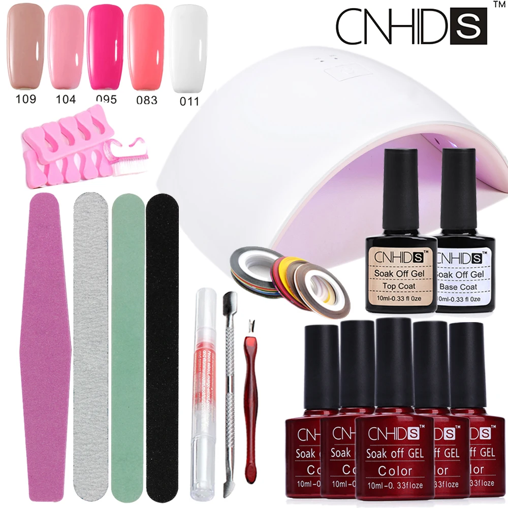 

Manicure Set Nail Gel Sun UVLED Nail Lamp Dryer Soak Off Gel Nail Remover Practice Set File kit Nail Art Manicure Tools