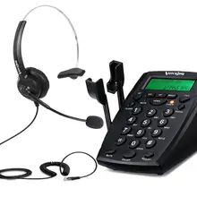 Voicejoy Офис/колл-центра деловые наушники телефон с RJ9 штепсельная вилка с шумоподавлением гарнитура для мобильного телефона с зеленым задняя подсветка