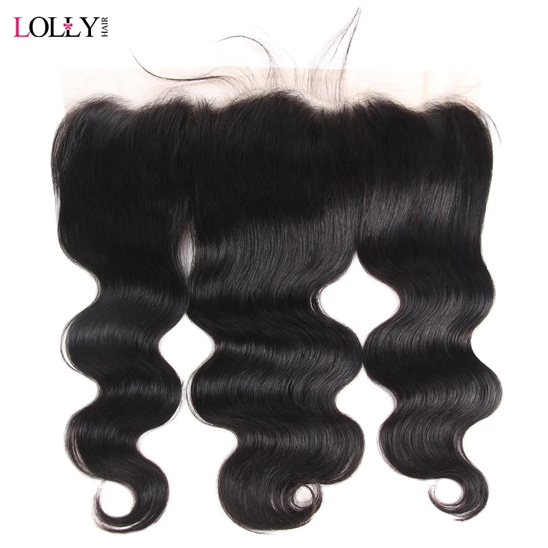 

Lolly Peruvian Body Wave Frontal Closure With Baby Hair 100% Non Remy Human Hair 13x4 Ear To Ear Lace Frontal Closure 1 PC Only
