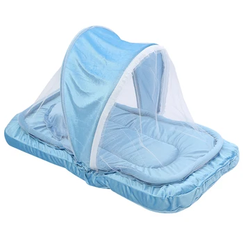 

Folding Baby Bedding Crib Netting Portable Baby Mosquito Nets Bed Mattress Pillow Suit For Children Tent Cradle Bed Set