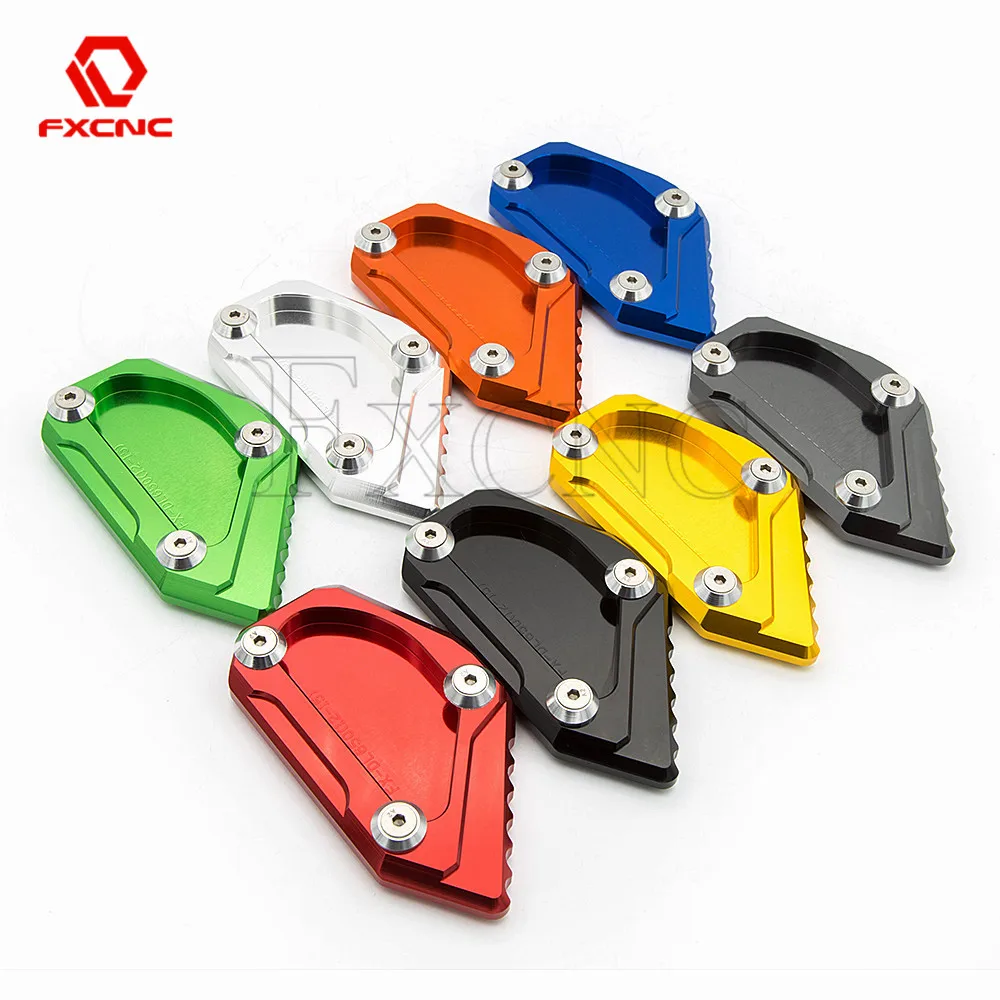 

FOR Suzuki DL650/V-STROM DL 650 2012-2019 2018 Aluninum Motorcycle Side Stand Pad Plate Kickstand Enlarger Support Extension