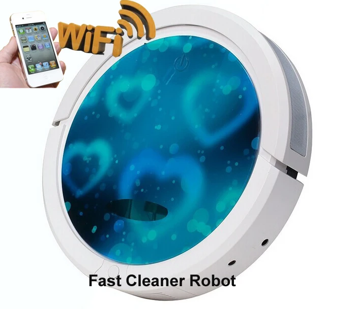 

NEW Smartphone WIFI App Wireless Control Multifunction Robot Vacuum Cleaner Updated with150ML Water Tank,2600mAH Lithium Battery