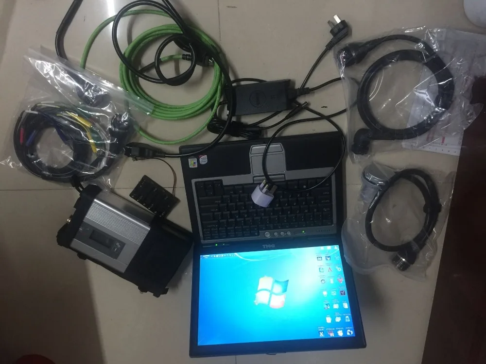  Buena calidad MB diagnóstico multiplexor C5 de MB Star C5 conjunto completo + Software 201912 HDD 3