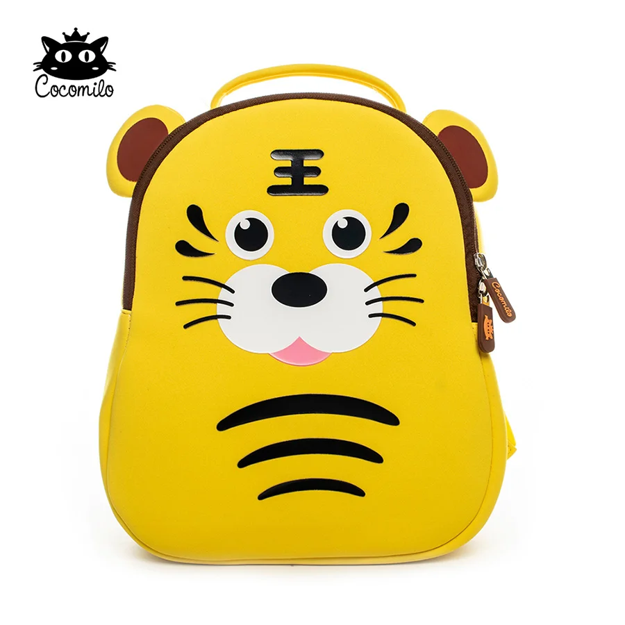 Cocomilo брендовый Детский рюкзак с 3D изображением животных, Водонепроницаемый школьный ранец для мальчиков и девочек, детская школьная сумка с рисунком кота медведя - Цвет: PKZ106