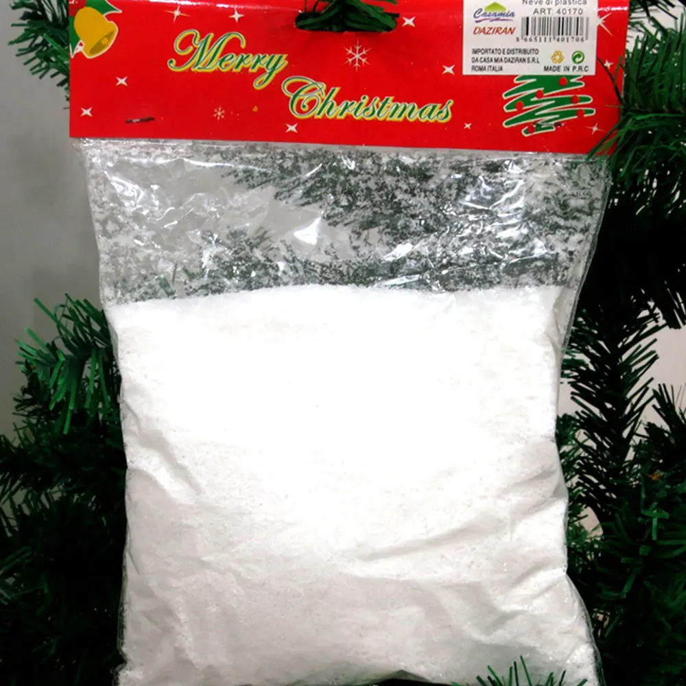 1pc Snowflake Powder Artificial Snow Christmas Tree White