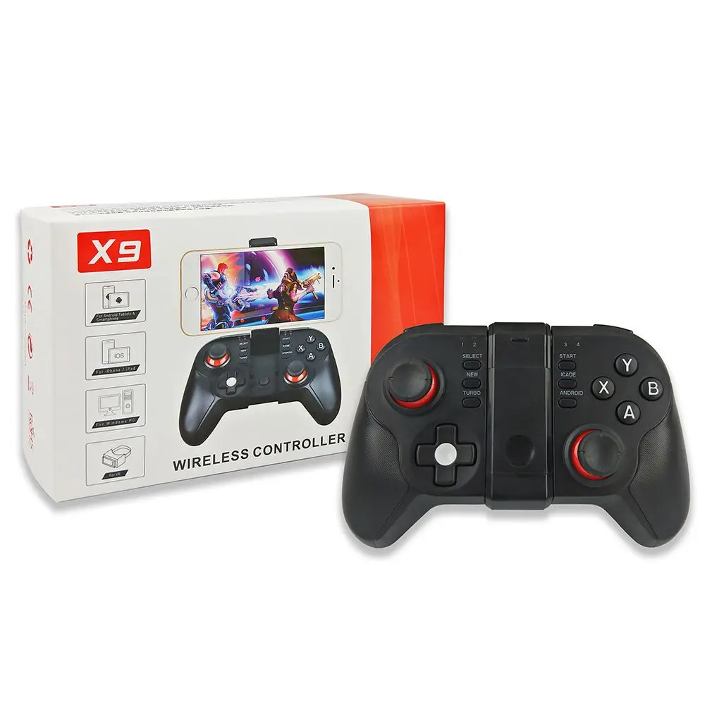X9 Game Controller Smart Wireless Joystick Bluetooth Android Gamepad Gaming Remote Control Phone for iOS Android Phone Tablet 