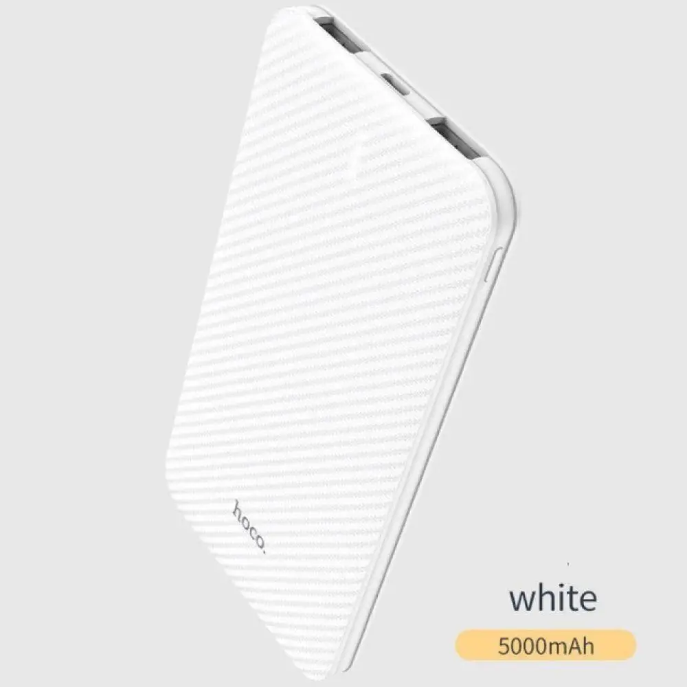 HOCO ультра тонкий 5000 mAh внешний аккумулятор портативное зарядное устройство